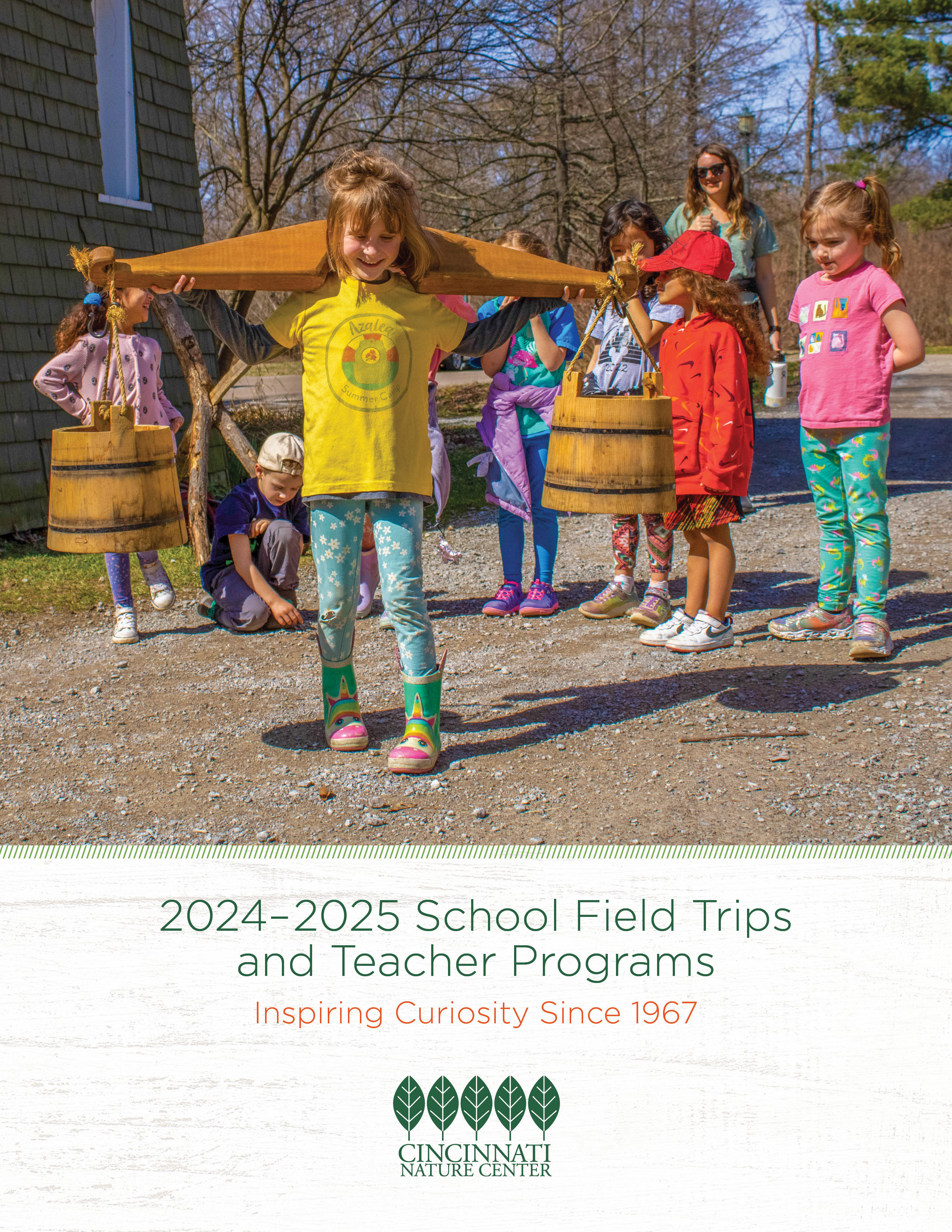 2023-2025 School Field Trips and Teacher Programs brochure